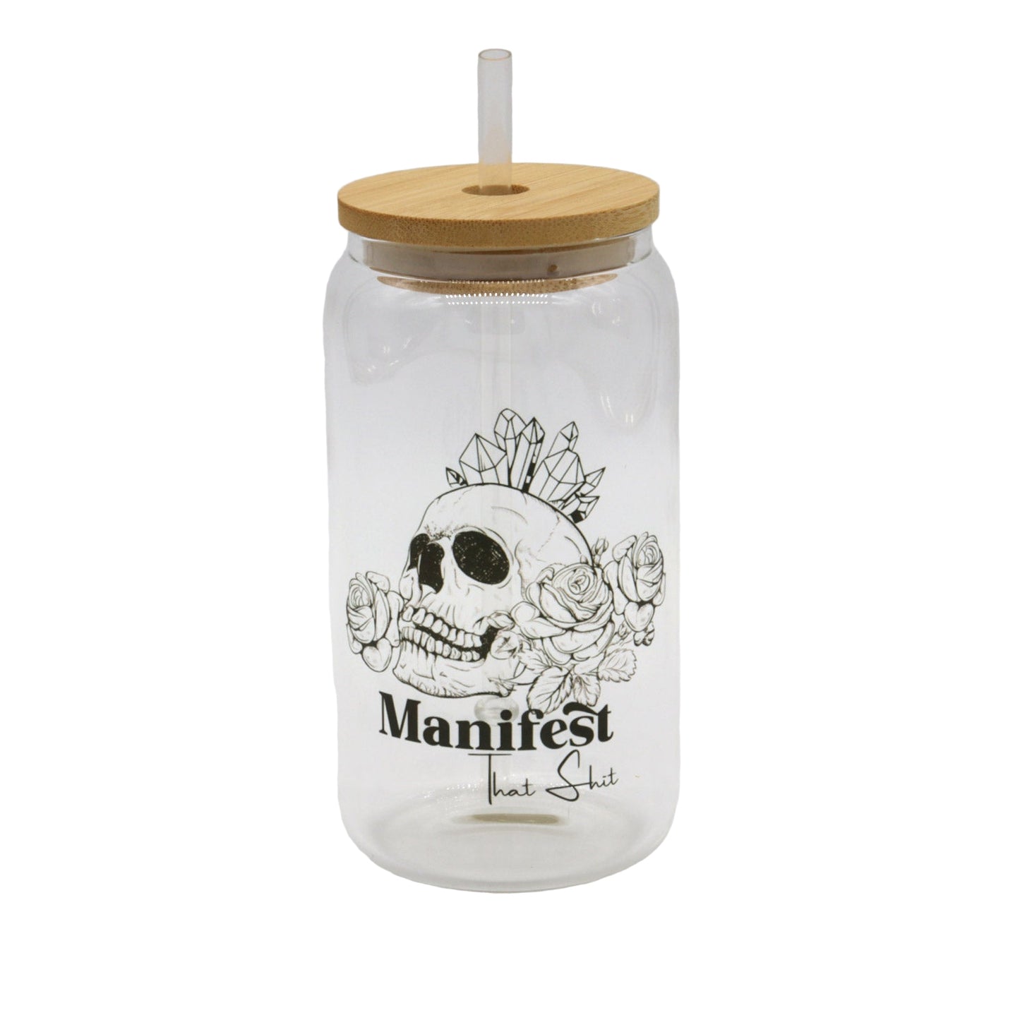 Manifest That Shit | Get it Done| Beer Can Glass | Do it