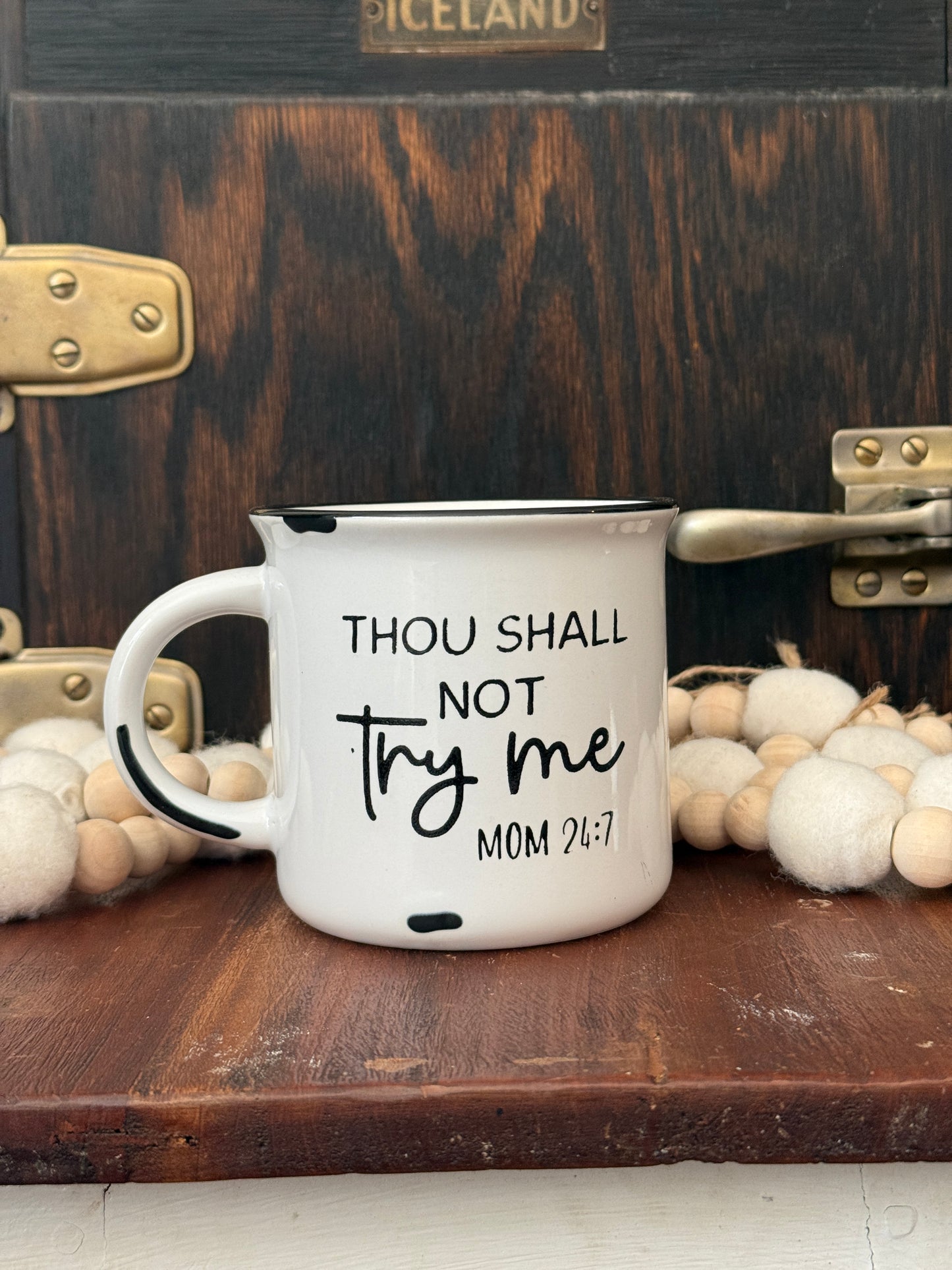 Thou Shalt Not Try Me Mug | Mugs for Moms | Coffee Mugs for Moms | Gifts for Mom | Mom Life | RTS