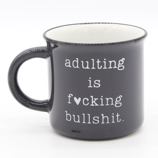 Adulting is Bulls*** | I Can't Adult Today | Coffee Mugs for Adults | Gift for Coffee Lovers