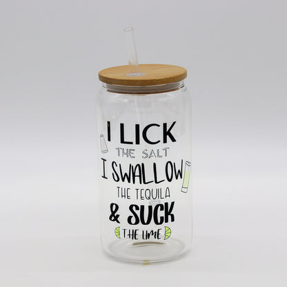 I Lick | I Swallow | & I Suck | Tequila | Margarita | Beer Can | Galss