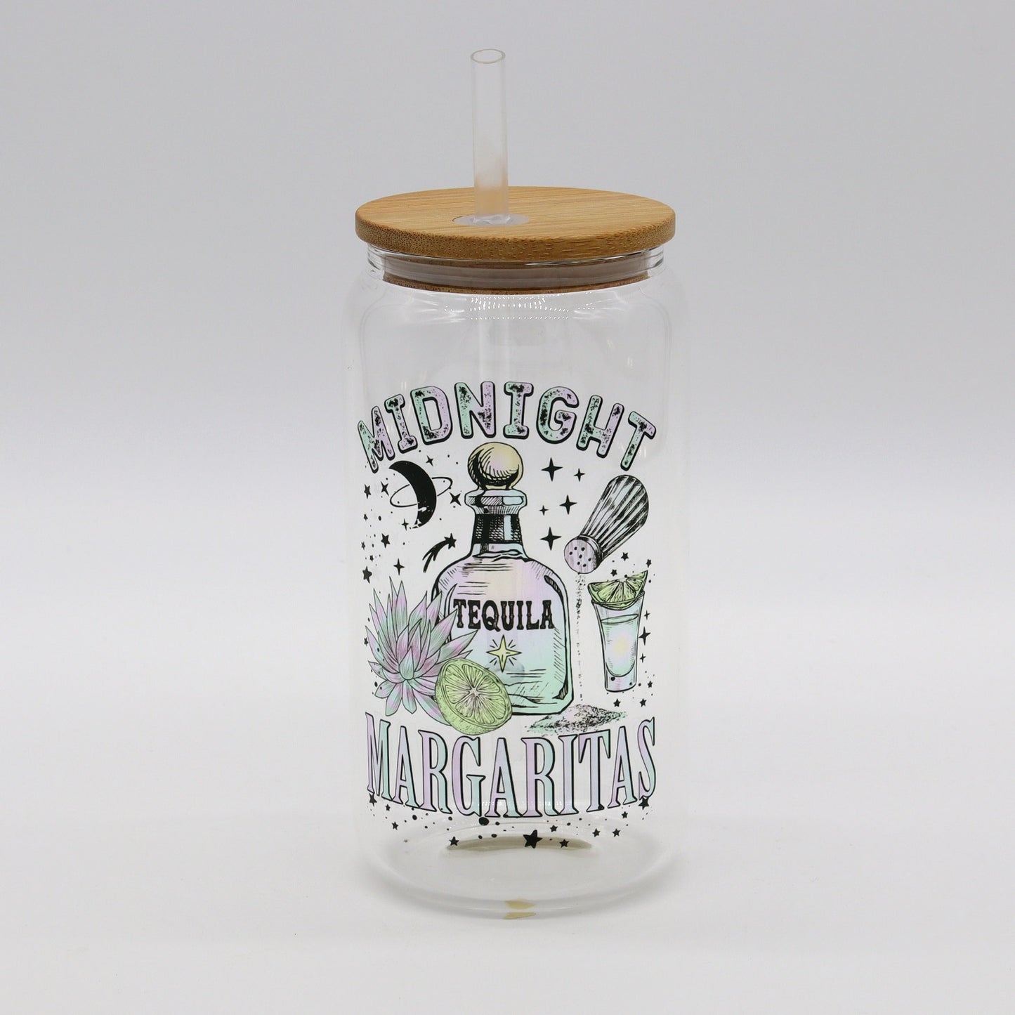Midnight Margarita | Tequila | Mama Needs a Drink | Glass Cup | Glass Can