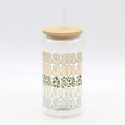 Mama | Mama| Mom of Toddlers | Iced Coffee | Beer Glass