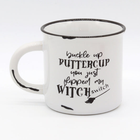 Buckle up ButterCup | Flipped my Witch Switch | Halloween | Holiday Mug