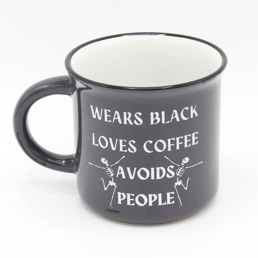 Wears Black | Avoids People | Leave Me along